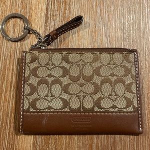 Coach keychain/card case